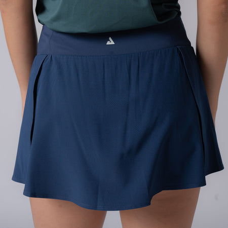 Close up image of the JOOLA Women's Pickleball Skort, Navy.