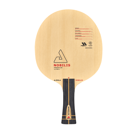 White background Image: Product image of the JOOLA Nobilis PBO-c Table Tennis Blade.