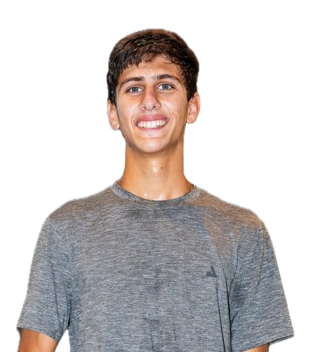 Image of a sweaty JOOLA pro Alec Lamacchio.