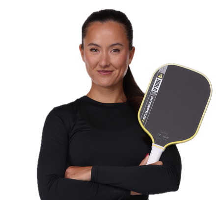 Profile image of JOOLA Pro Anna Bright holding the Scorpeus Pro V.