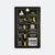 White background, close up image of the back of a package of JOOLA feel-tec pure replacement grip showing the easy to apply instructions on the back.