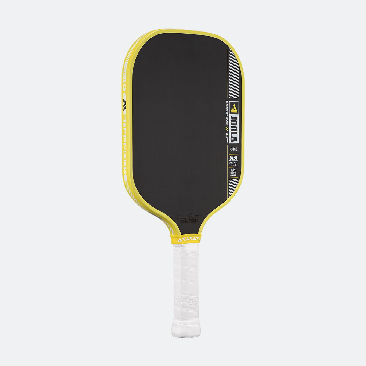 White background, angled view of the JOOLA Scropeus Pro IV pickleball paddle.
