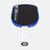 White background, product image showing the Agassi Pro V pickleball paddle with a white handle and dark blue edge guard.