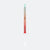 Gradient-colored JOOLA pickleball paddle edge guard with red at one end and blue at the other on a white background.