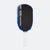 White background, product image showing the Agassi Pro V pickleball paddle with a white handle and dark blue edge guard.