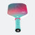 White background, product image of the JOOLA Perseus Astral pickleball paddle, with gradient colored surface and teal handle.