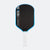 White background, product image showing the JOOLA Hyperion Pro V pickleball paddle with a white handle and blue edge guard.