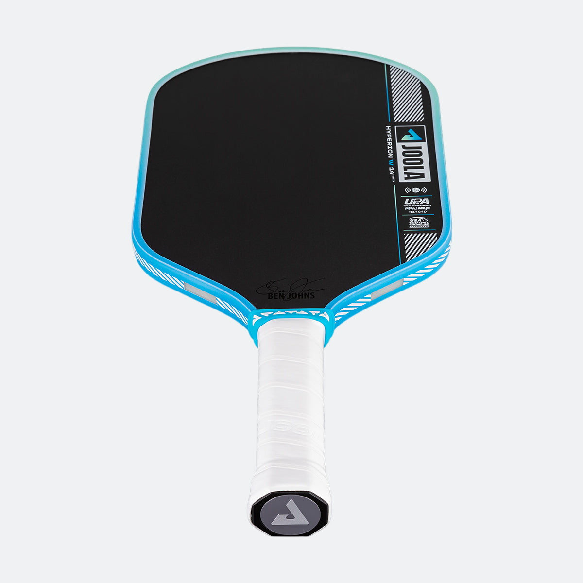 White background, Image of the JOOLA Pro IV Hyperion Pickleball Paddle, 14mm.