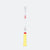 White background, product image showing the white edge guard and yellow handle on the JOOLA Perseus Astral pickleball paddle.