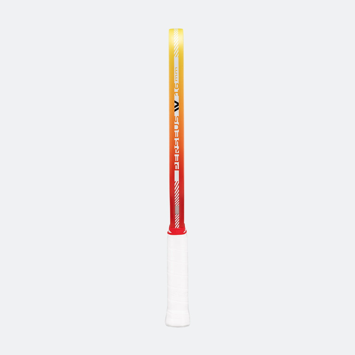 White background, JOOLA Edge Guard in yellow to orange color gradient on a white background.
