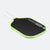 White background, product image of the JOOLA Kosmos Pro V pickleball paddle with white handle and green edge guard.