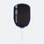 White background, product image showing the Agassi Pro V pickleball paddle with a white handle and dark blue edge guard.