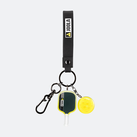 Product image of the JOOLA Scorpeus Pro V mini paddle key chain.