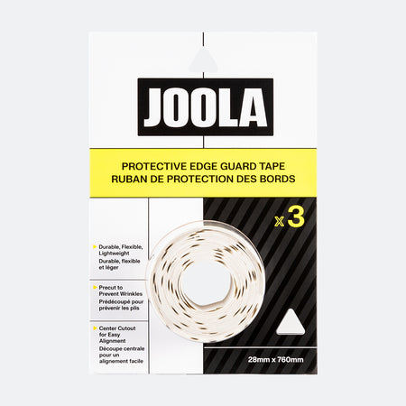 Image of a package of JOOLA protective edge guard tape.