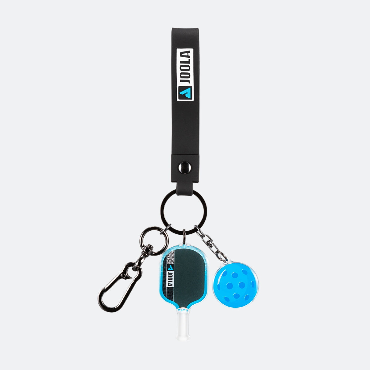 Product image of the JOOLA Hyperion Pro V mini paddle key chain.