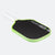 White background, product image of the JOOLA Kosmos Pro V pickleball paddle with white handle and green edge guard.