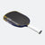 White background, prouct image of the Kate and Brooke Dual Signature Agassi Pro V pickleball paddle in a blue and gold colorway.