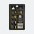 White background, image of the back of a package of JOOLA fel-tec replacement grip that highlights the application process.