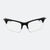 Close up product image of the JOOLA RJX Boost glasses, matte black.