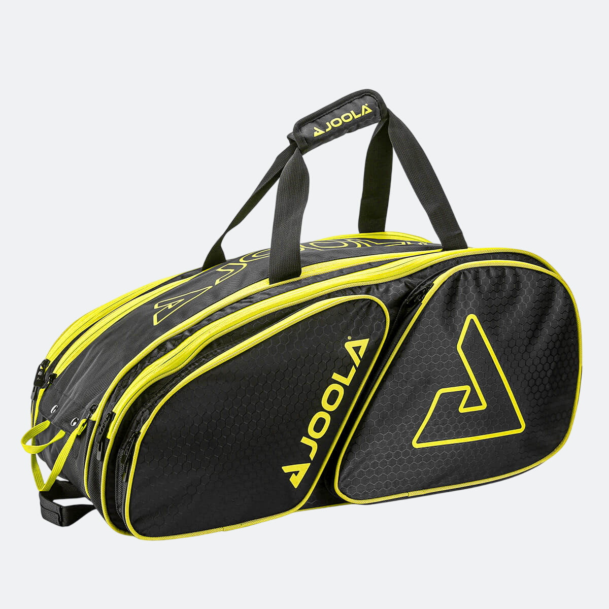 Product photo of the JOOLA Tour Elite Pickleball Duffle in Black & Yellow #Black/Yellow