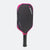 White background image, product image of the JOOLA Tyson McGuffin 14mm 3S pickleball paddle. Black paddle face with pink around the edge guard. Black paddle handle.