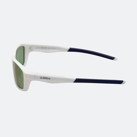 Product image of the JOOLA RJX Enhance eyewear in white.