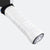 White background, close up image of the JOOLA White fel-tec pure replacement grip applied to a JOOLA pickleball paddle.