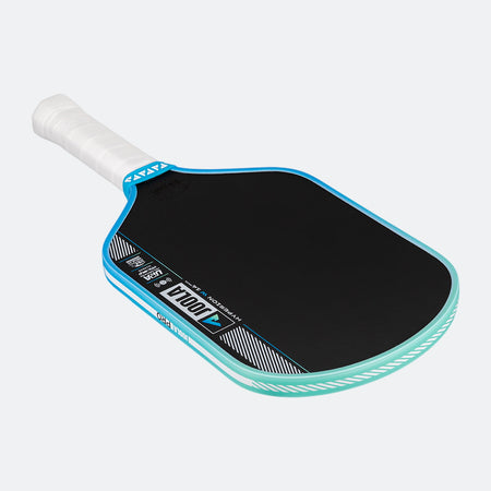 White background, image of the JOOLA Hyperion Pro IV pickleball padddle 14mm.