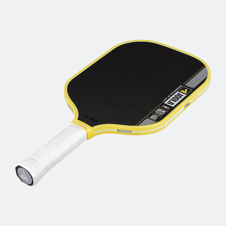White background, angled view of the Scorpeus Pro IV pickleball paddle.