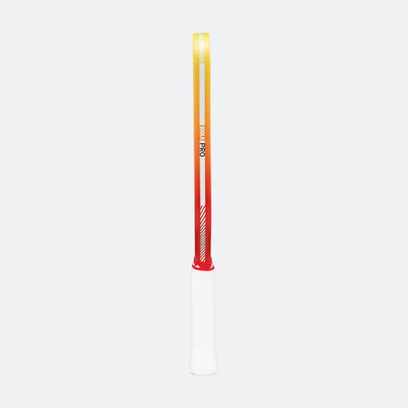 White background, JOOLA Edge Guard in yellow to orange color gradient on a white background.