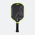 White background, product photo of a green JOOLA Hyperion Double Vision pickleball paddle.