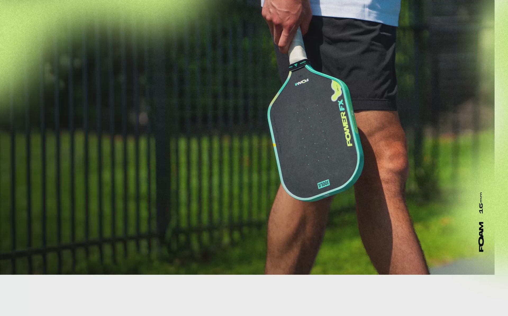 Cover image for the JOOLA Power FX  pickleball paddle video.